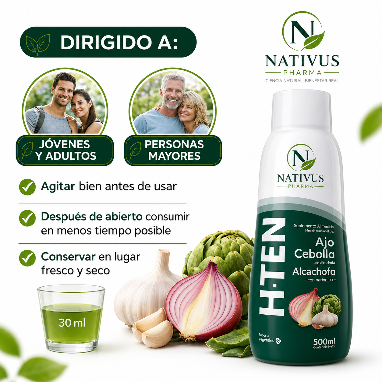 H-TEN Ingredientes Naturales